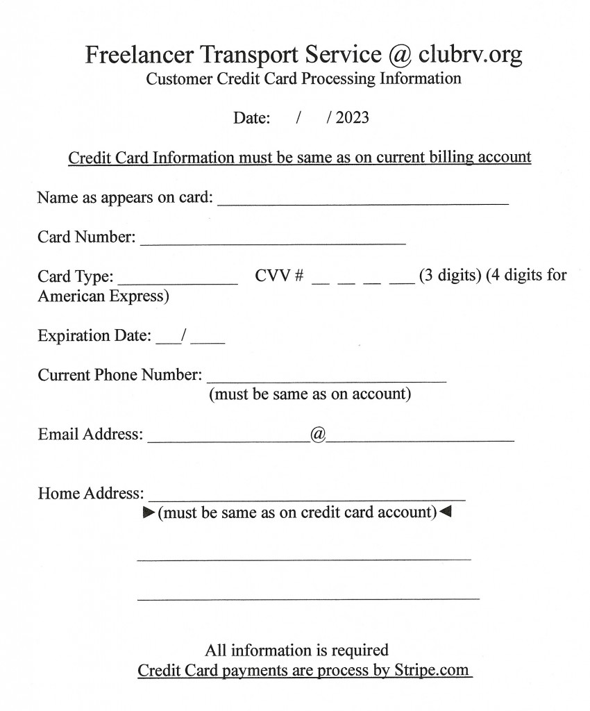 Credit Card Form