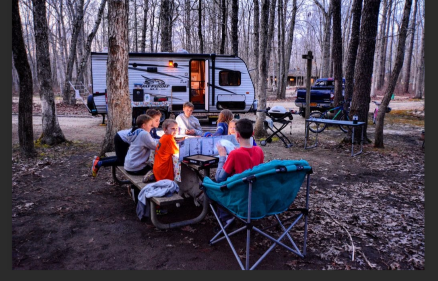 Evening Camping